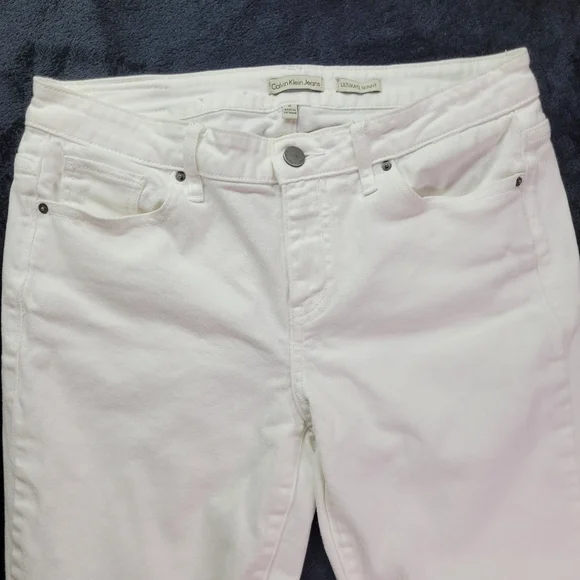 Calvin Klein Jeans Womens White Ultimate Skinny Jeans size 8 - Picture 4 of 7